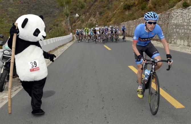 Deja vu all over again for Dan Martin (Garmin-Sharp) on stage 3 of the Tour of Beijing.