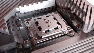 AMD Ryzen CPU inside the new AM5 CPU socket