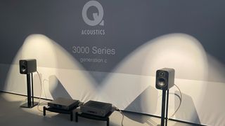 Q Acoustics 3020c on demo with Cambridge CXA81 and CXN V2