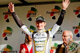 Andre Greipel clearly very pleased with his performance today.