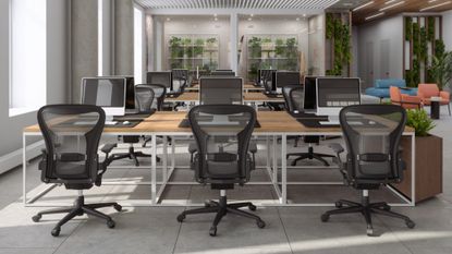 A stock image of an empty office.
