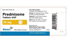 Prednisone label