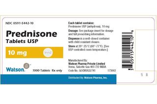 Prednisone label