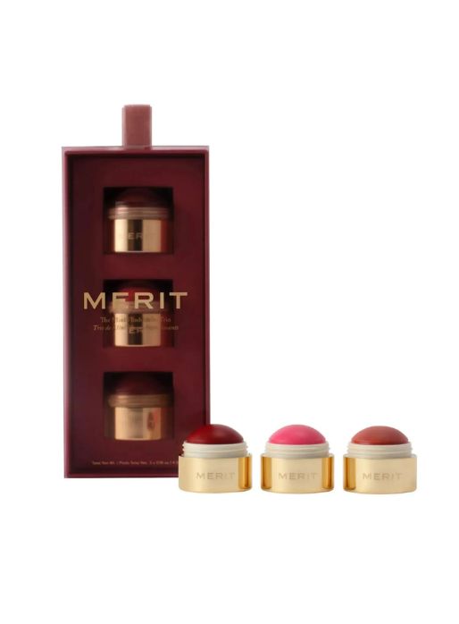 an image of Merit The Mini Flush Balm Trio