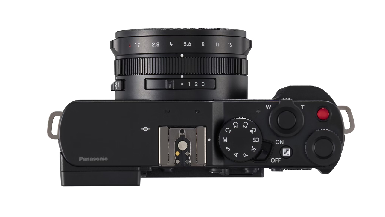 Panasonic Lumix L10 against a white background