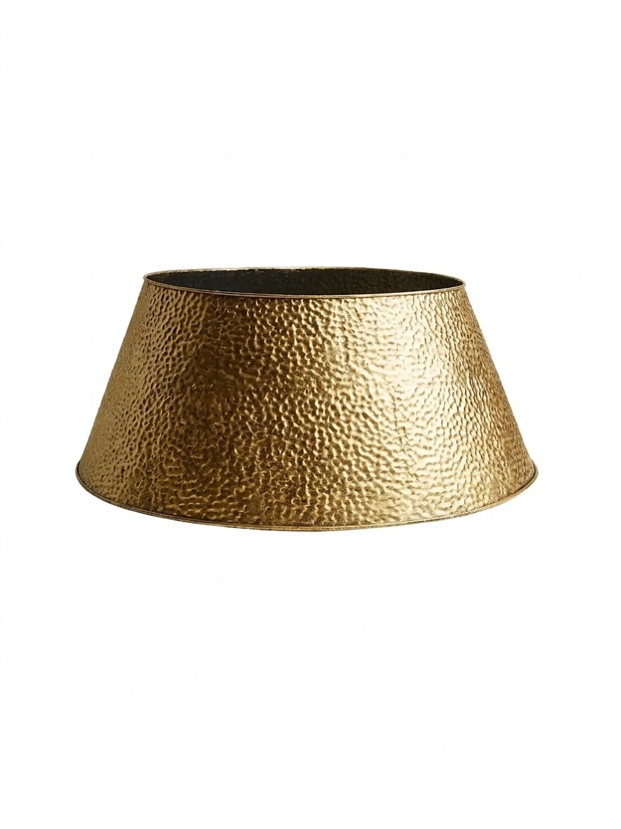 Dunelm Hammered Metal Christmas Tree Skirt