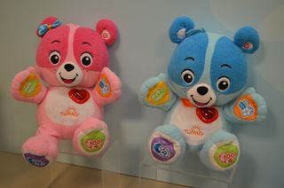 These talking bears named Cody and Cora can learn kids' names and birthdays, and be updated as kids grow.