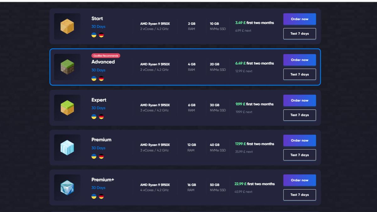 Godlike Minecraft Server Hosting Review TechRadar Godlike minecraft server hosting review techradar