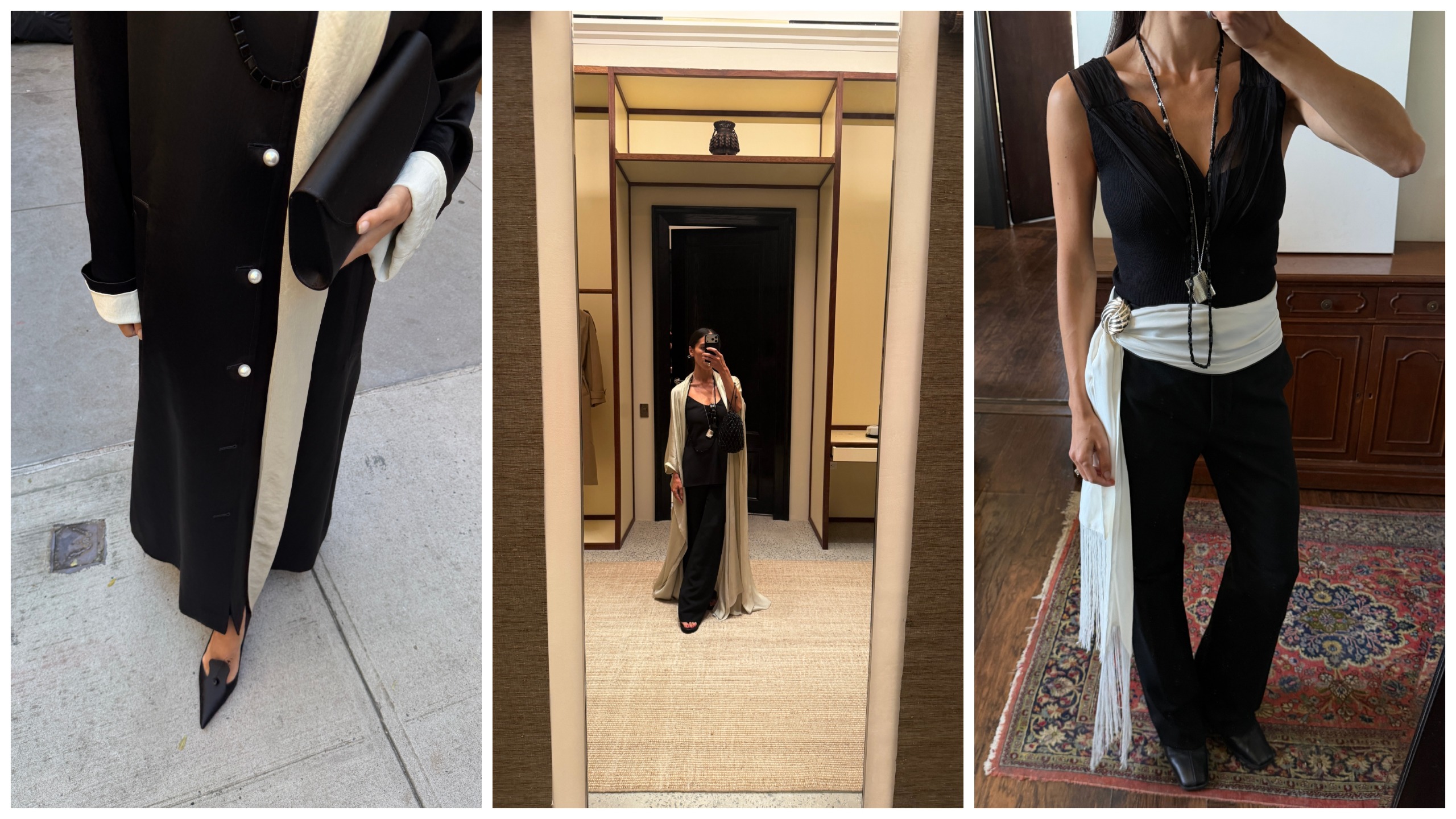 collage of Alexis Badiyi New York Fashion Week photo diary