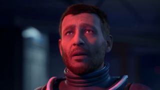 Aphelion - Thomas looking up at something that has him scared