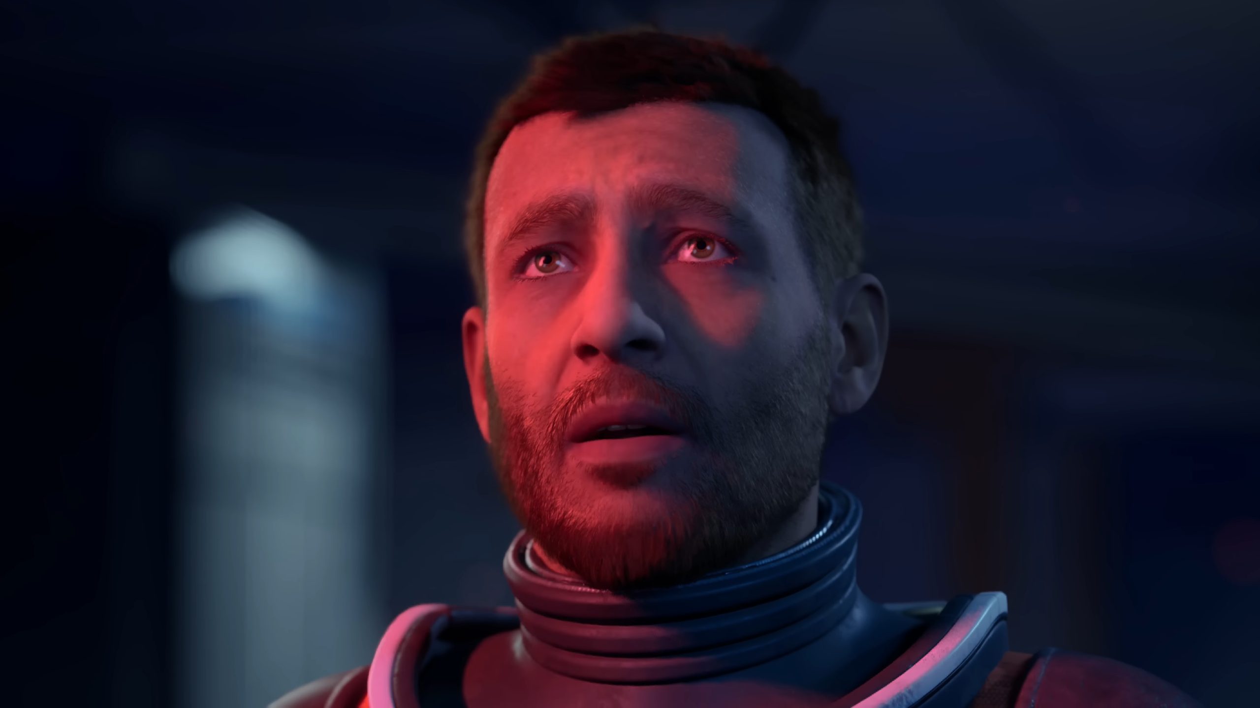 Aphelion - Thomas looking up at something that has him scared