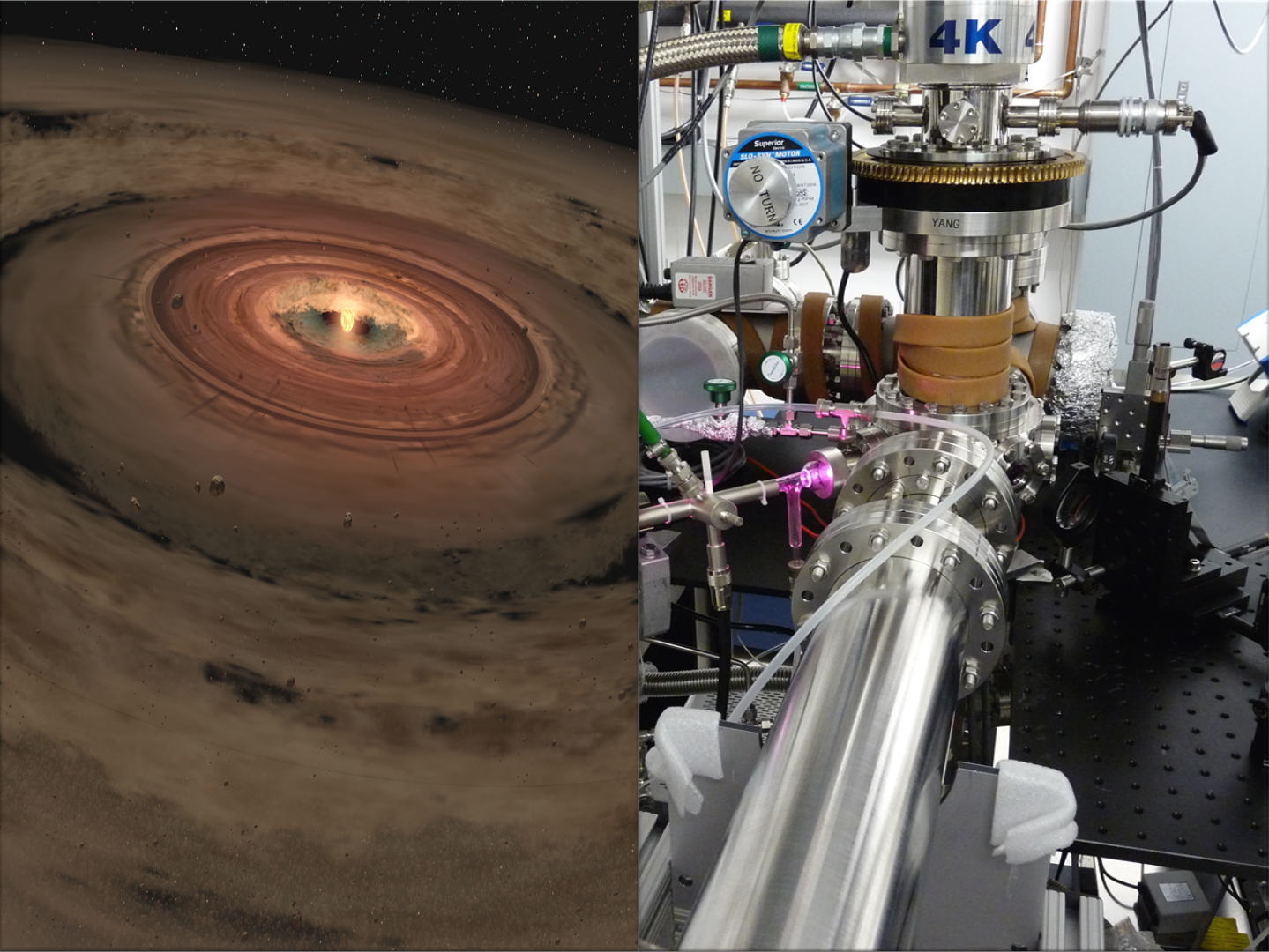 Scientists are brewing up icy, organic concoctions in the lab to mimic materials at the edge of our solar system and beyond.