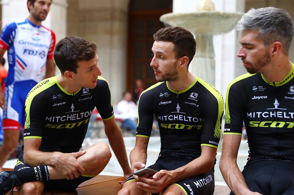 Simon and Adam Yates at the Vuelta a Espa&ntilde;a team presentation