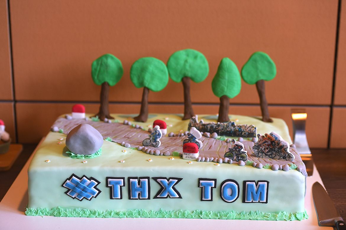 Cake that Tom Boonen will not eat before Paris-Roubaix