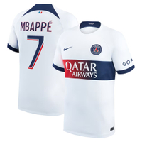 Paris Saint-Germain 2023/24 Away Shirt with Mbappe 7 printingWas £94.95