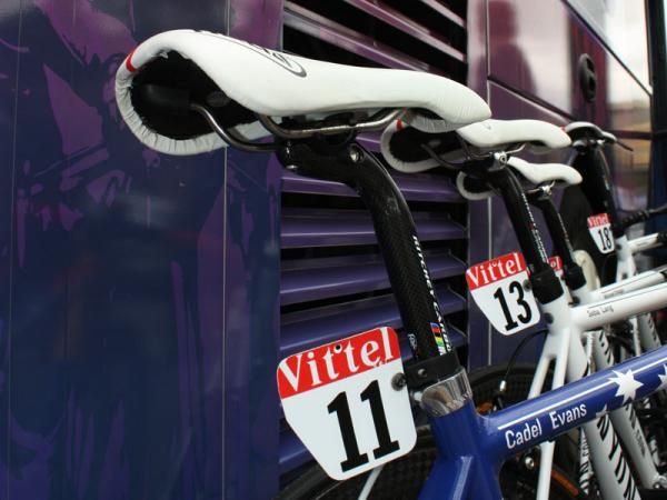 Evans runs a lot of saddle setback.