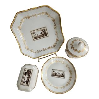 Antique porcelain dishes from Chairish