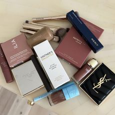 Assortment of beauty products