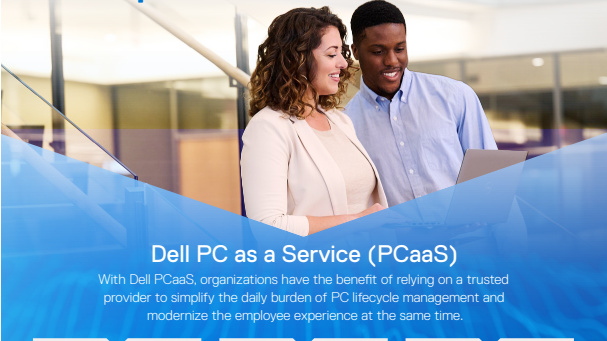 Whitepaper cover with title and text below an image of smiling colleagues looking at a laptop