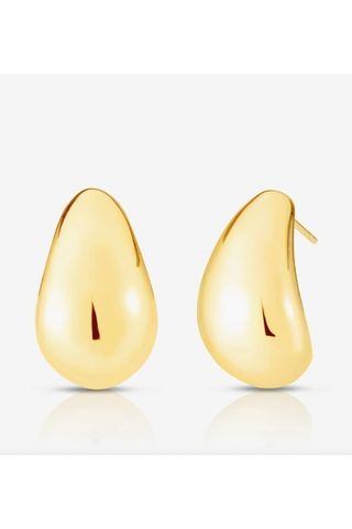 Bold Gold Cloud Earrings