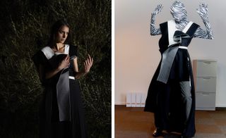 Amanda Svart modelling clothes