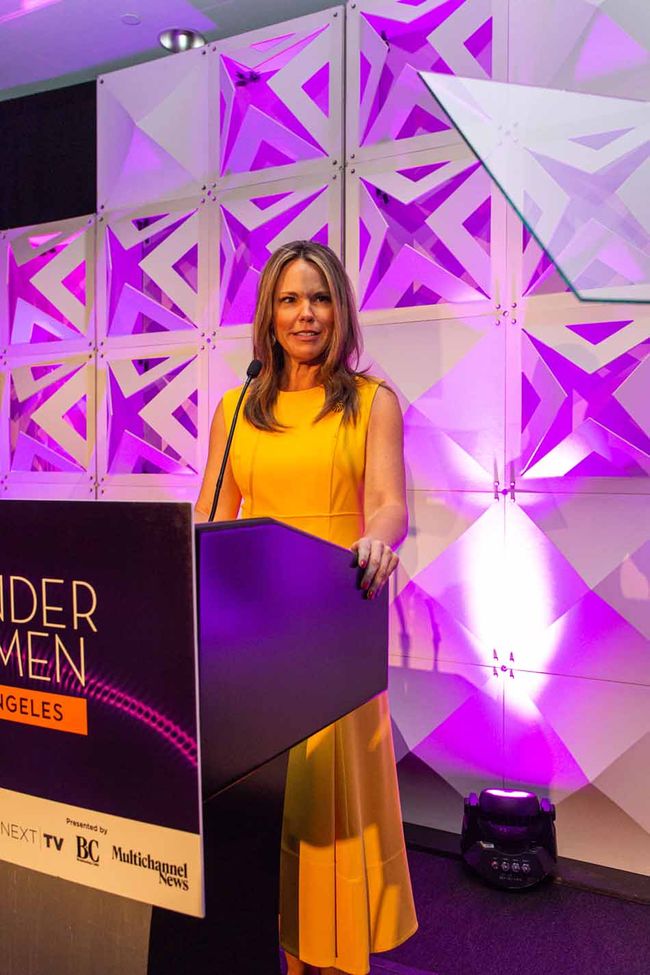 Honoree Wendy McMahon, president and co-head, CBS News and Stations.