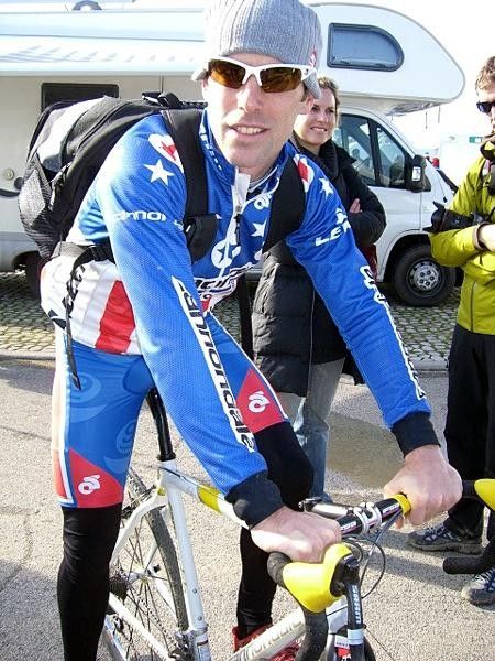 Smilin' Mass man Tim Johnson rode to glory this season winning the US 'Cross Nationals and donning the Captain America stars and stripes.