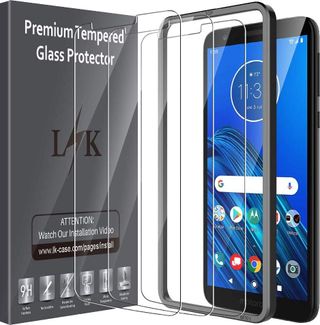 Lk Moto E6 Glass Protector Render