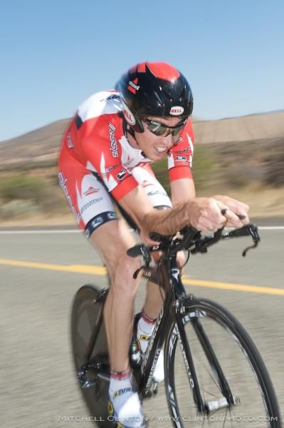Jeremy Vennell (BISSELL Pro Cycling) on his way to a very respectable second place finish
