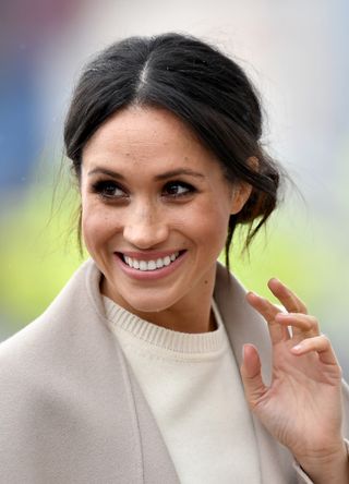 Meghan Markle is seen ahead of her visit with Prince Harry to the iconic Titanic Belfast during their trip to Northern Ireland on March 23, 2018 in Belfast, Northern Ireland, United Kingdom