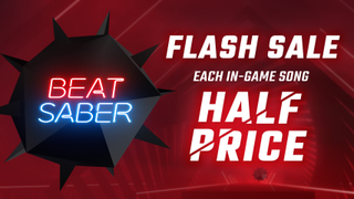 Beat Saber gets first ever DLC flash sale makes every song half