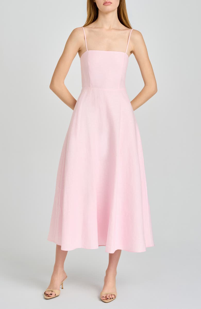 X Styled by Coco! Josefina Linen Blend Dress