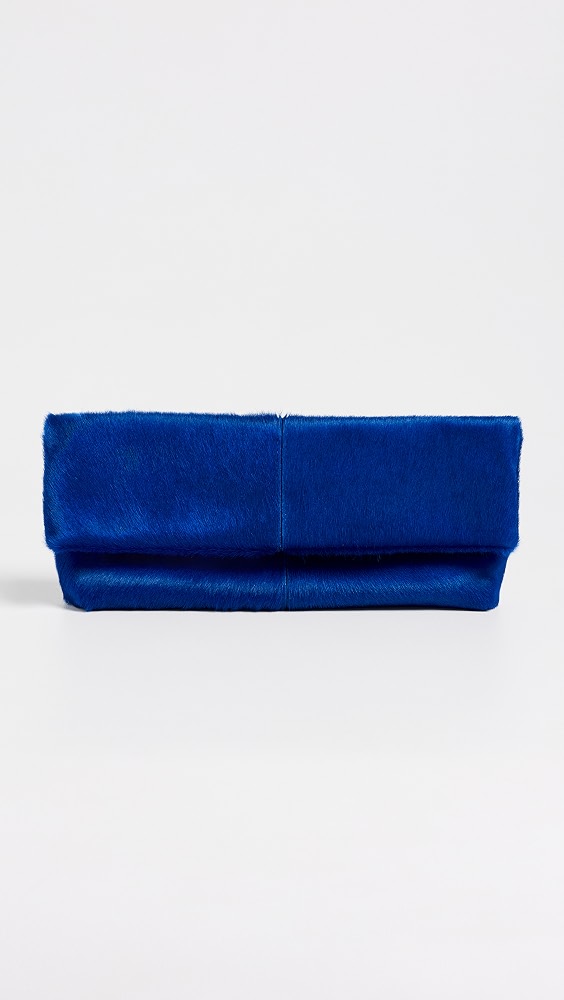 Inez Clutch - Cobalt Haircalf