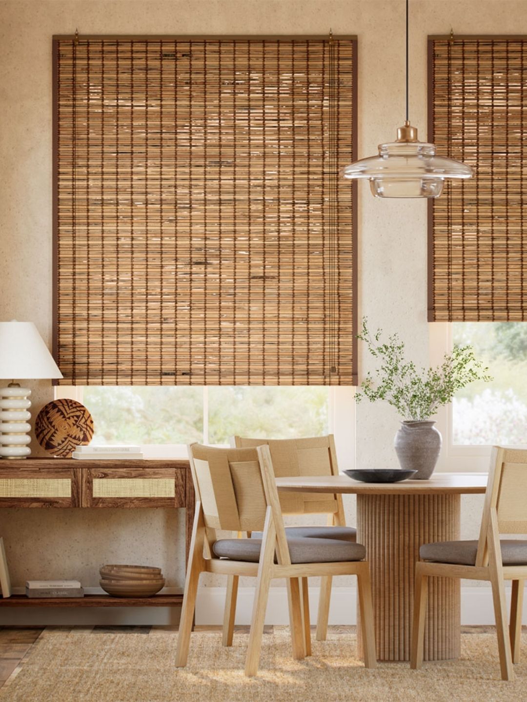 Blinds-2go, Loreto Walnut &amp;amp; Demerara Roll Up Blind