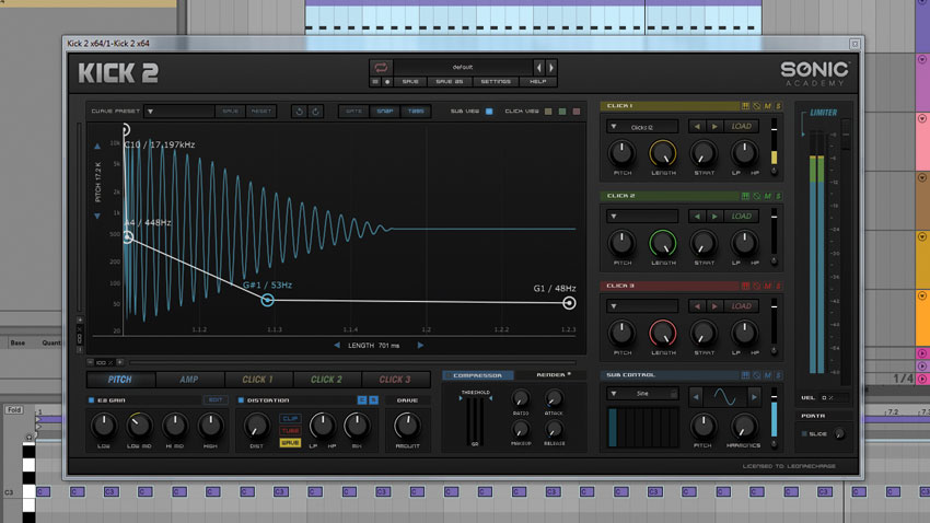 How to synthesise a house kick using Sonic Academy Kick 2