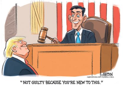 Political cartoon U.S. Paul Ryan Trump doesn't know better GOP loyalty