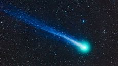 A photograph of Comet Lovejoy in 2011