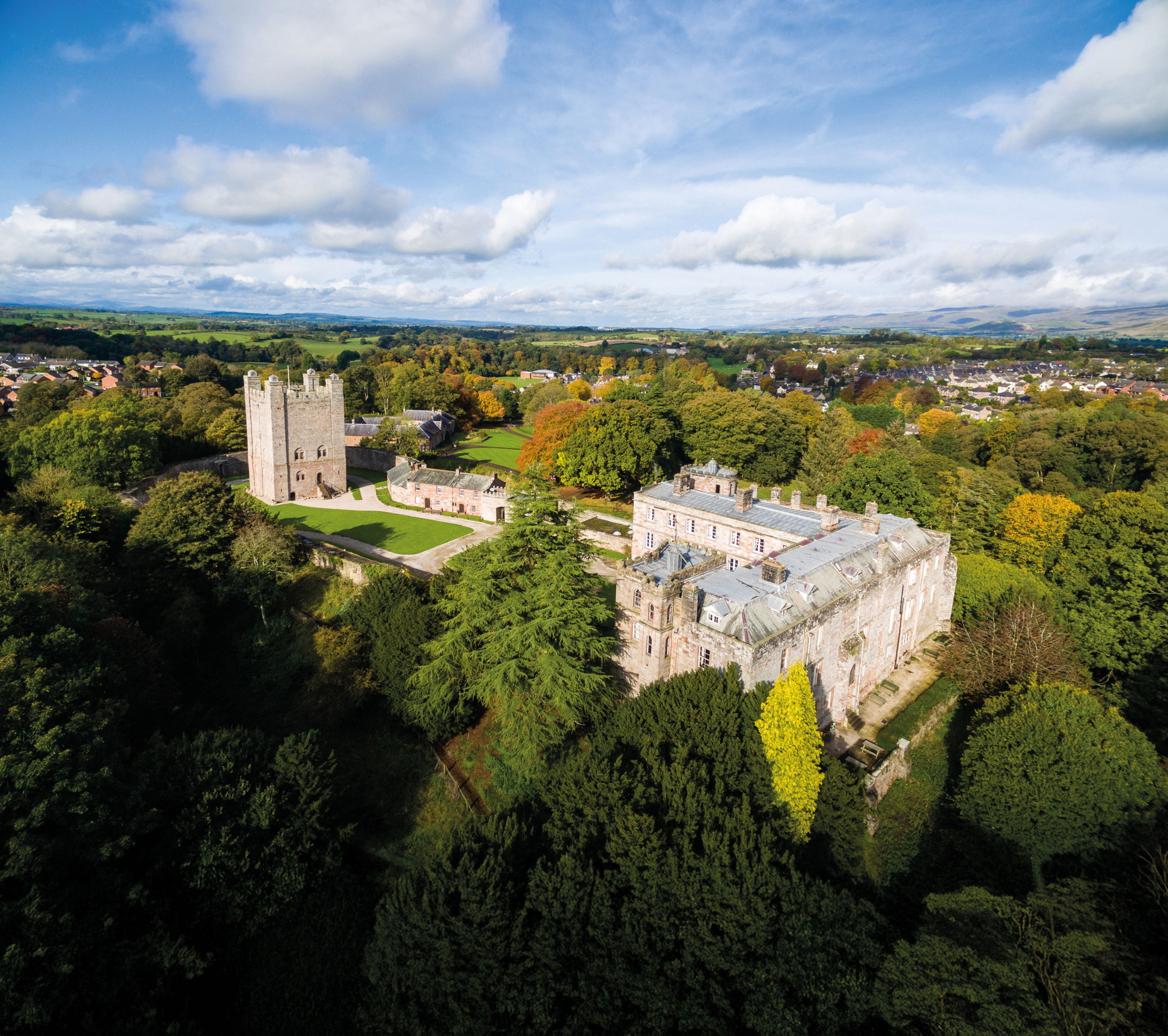 Images of the curiously appointed Appleby Castle