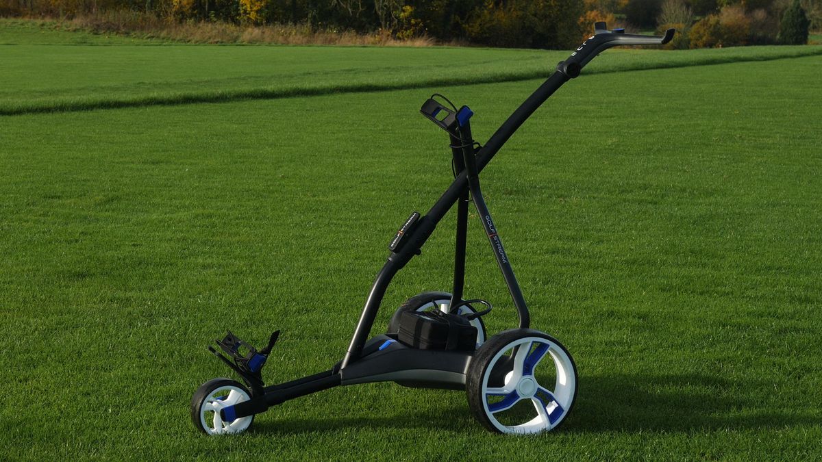 Golfstream Blue Electric Trolley Review Golf Monthly