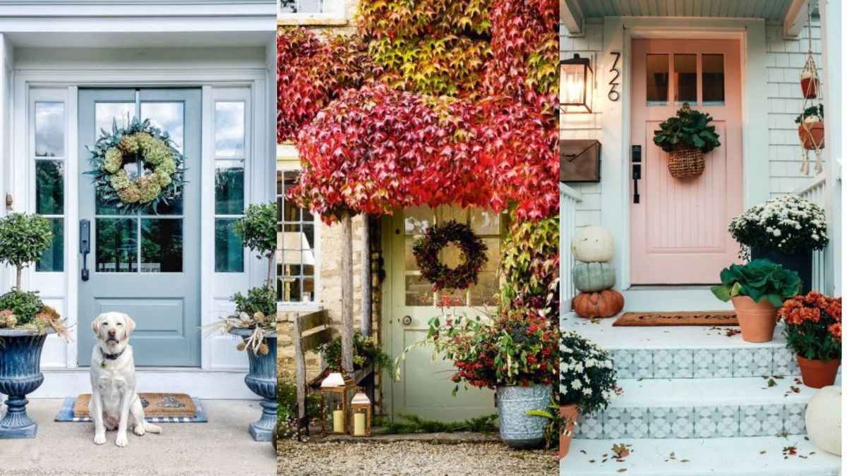 Fall front door decor: 11 stylish ideas for a seasonal display