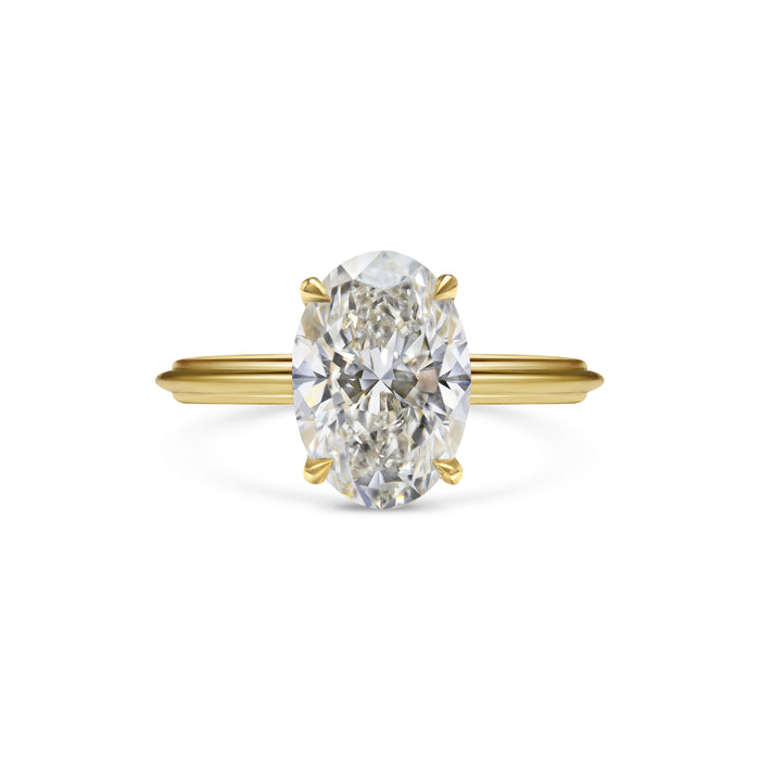 Blanche Ring - Oval Cut