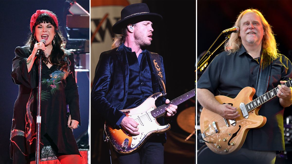 (from left) Ann Wilson, Kenny Wayne Shepherd and Warren Haynes