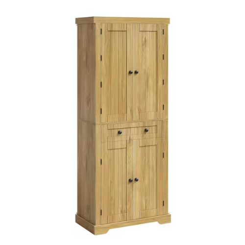 Home Depot, Bestier Warm Oak Kitchen Larder Cabinet