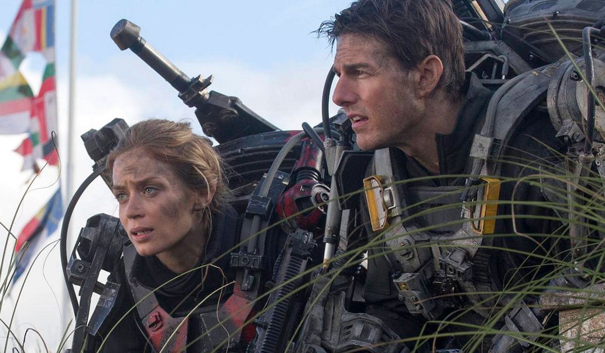 Emily Blunt and Tom Cruise in Edge of Tomorrow