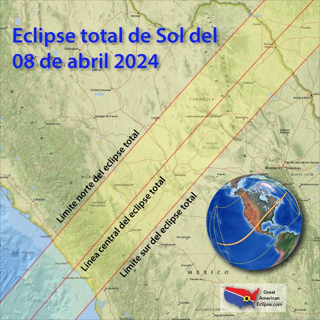 Total Solar Eclipse of 2024 Here Are Maps of the 'Path of Totality