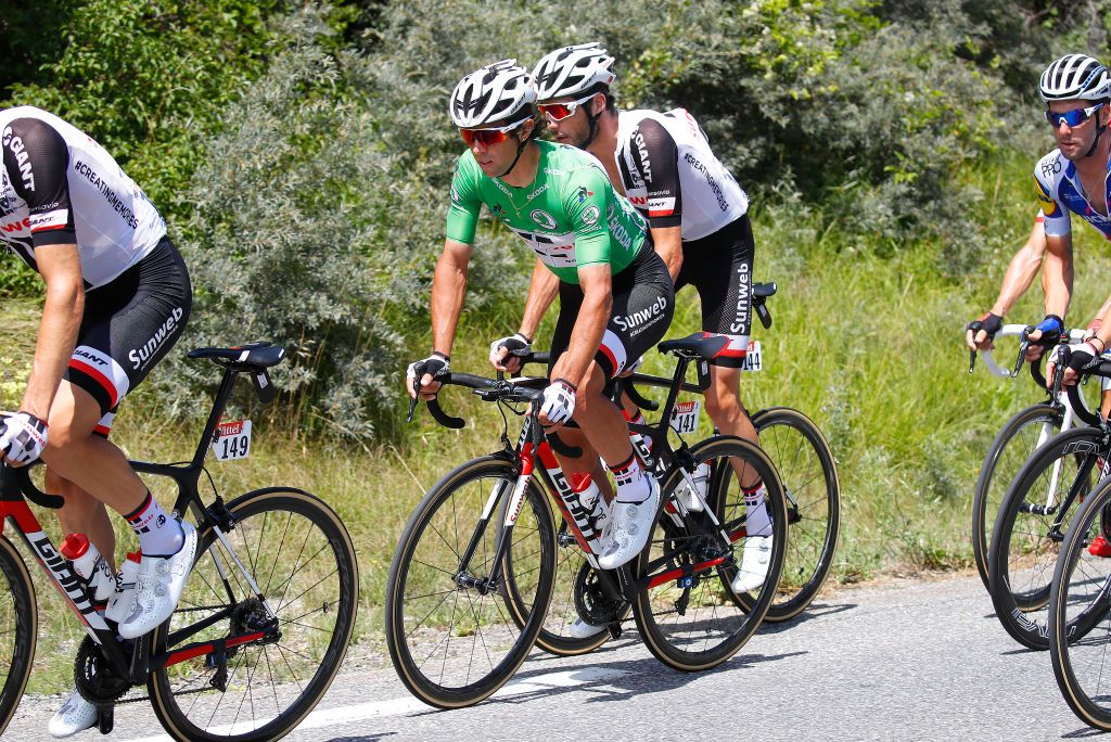 Michael Matthews (Sunweb) in the green jersey
