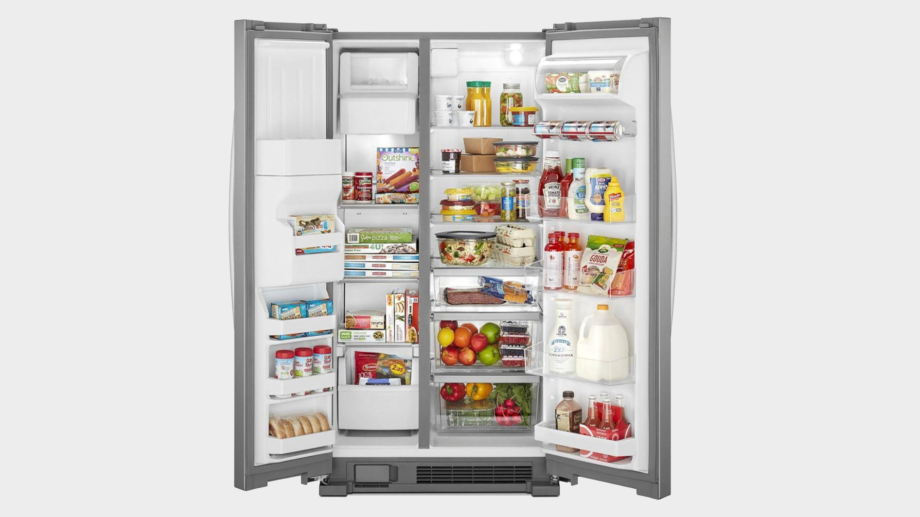 20 cu ft side by side refrigerator