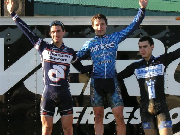The U23 men's podium.
