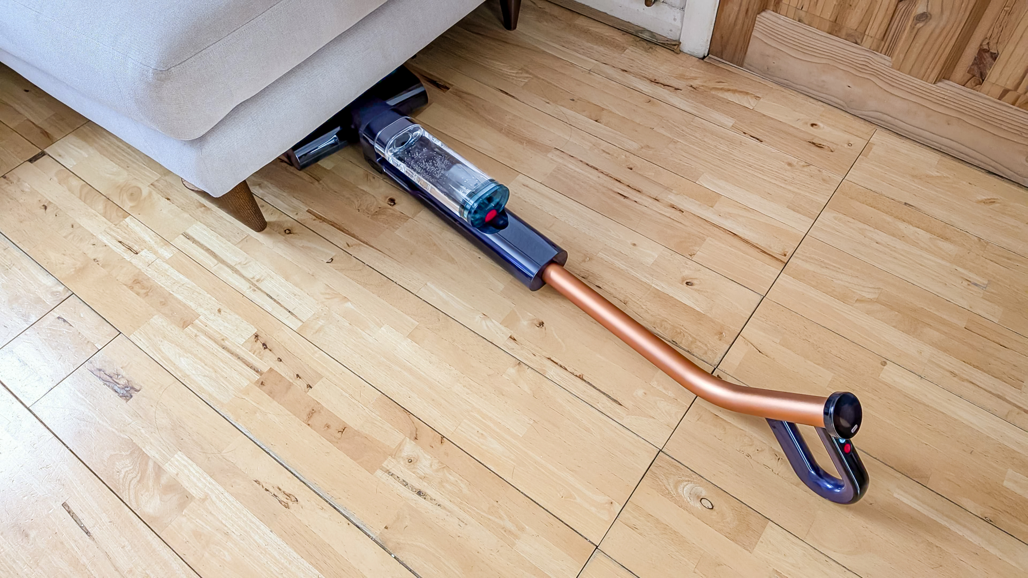 Dyson Clean + Wash Hygiene lay flat feature