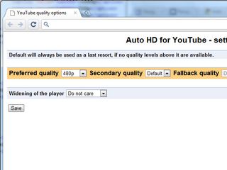 Auto HD for YouTube